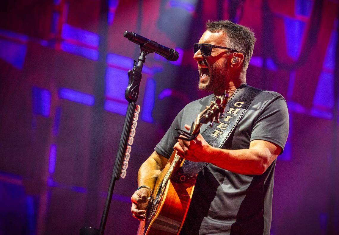 Eric Church is known for raucous live performances.