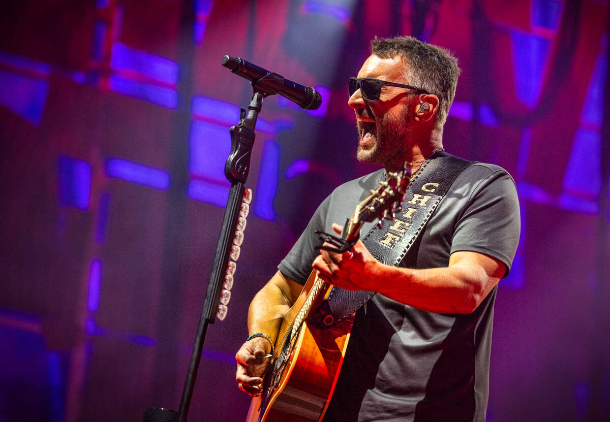 Eric Church is known for raucous live performances.