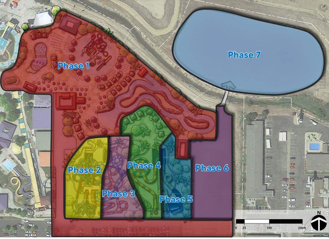 Seven expansion phases are planned in a move taking over an additional 12 acres.