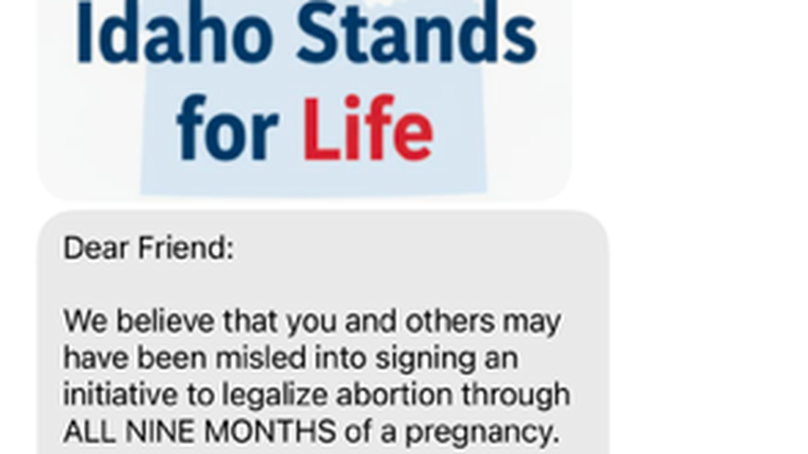 ‘How dare you?’ Idaho anti-abortion PAC texts initiative signers to reconsider