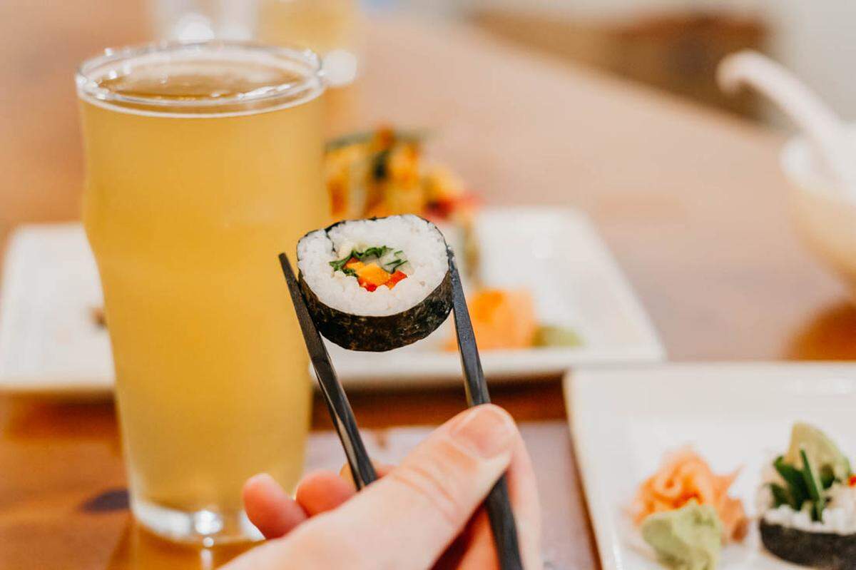Sushi and beer are the focus of a new restaurant venture from Lost Grove Brewing and Sushi Shack.