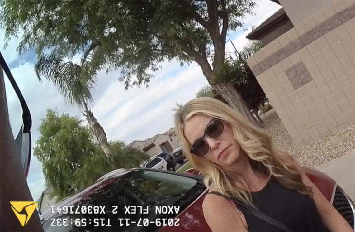 Lori Vallow Daybell talks to police the day her fourth husband, Charles Vallow, was shot and killed by her brother, Alex Cox.