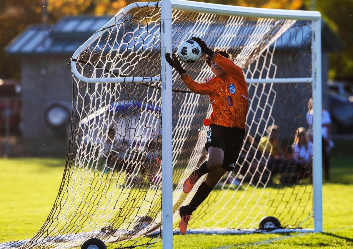 Caldwell goalkeeper Horacio Hernandez returns after sitting out his sophomore season. He led the Cougars to an undefeated season and a 4A state championship in 2022.