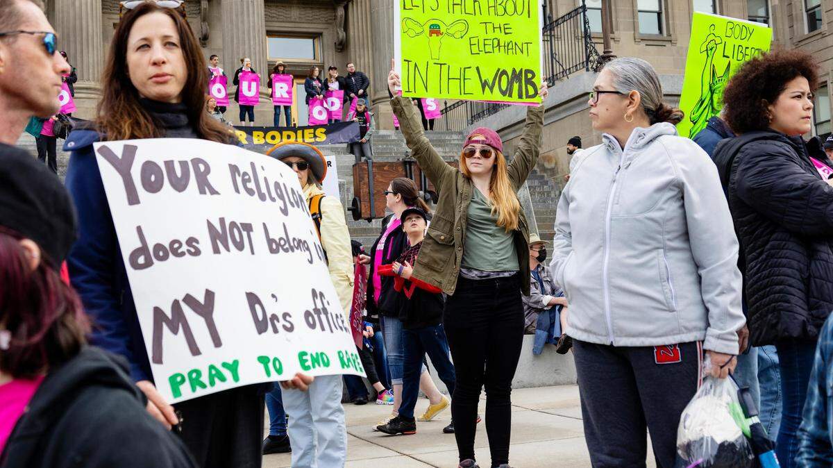 Multiple protests against the Supreme Court decision have taken place in Boise.
