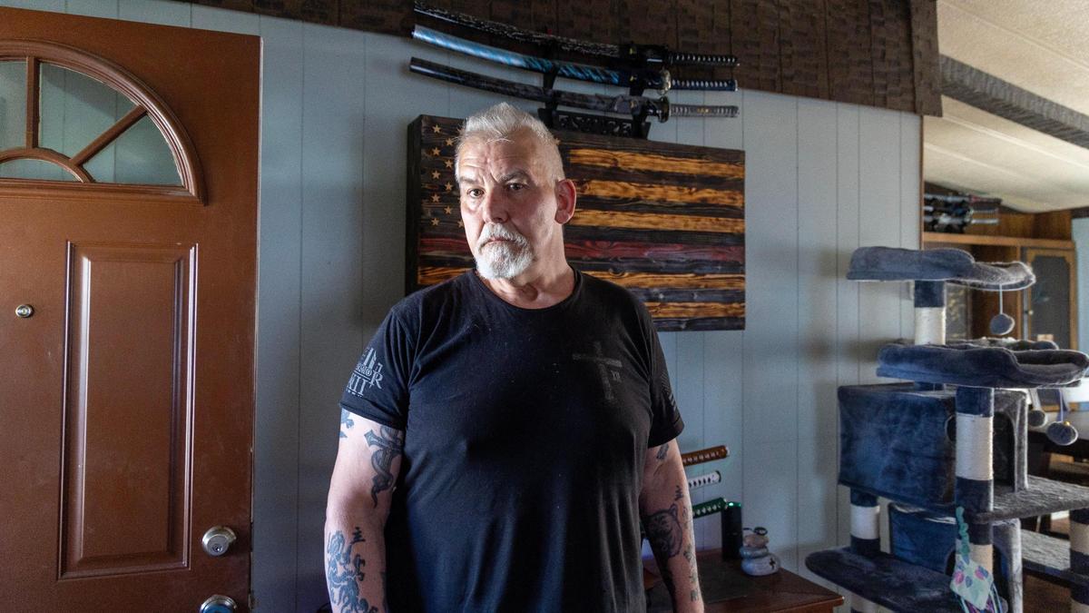 James Demarest is a resident of Riviera Estates, a mobile home park in Eagle.