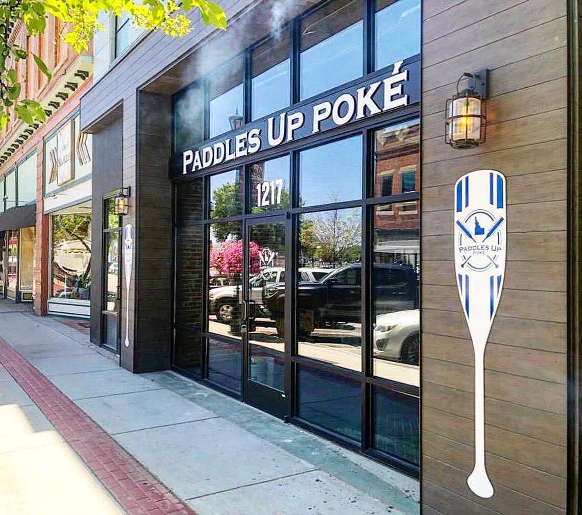 Paddles Up Poke’s newest store is at 1217 1st St. South in downtown Nampa.