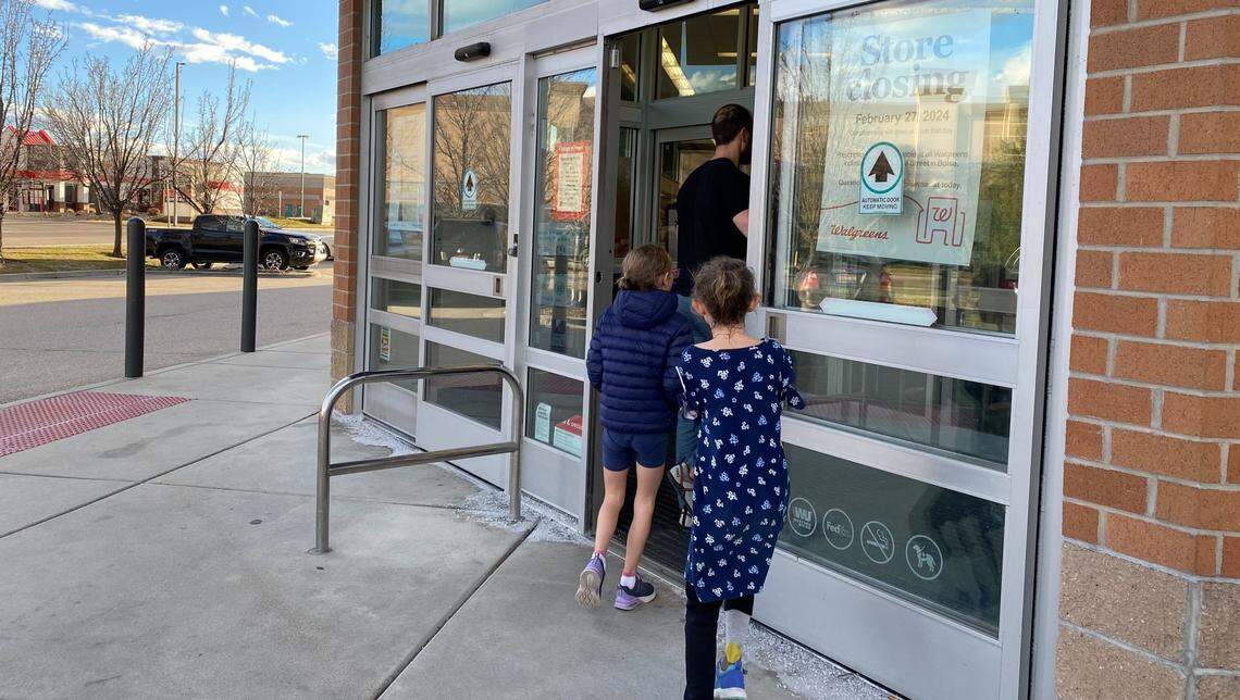 A family steps into the Walgreens store at the corner of South Federal Way and South Findley Avenue in Boise.