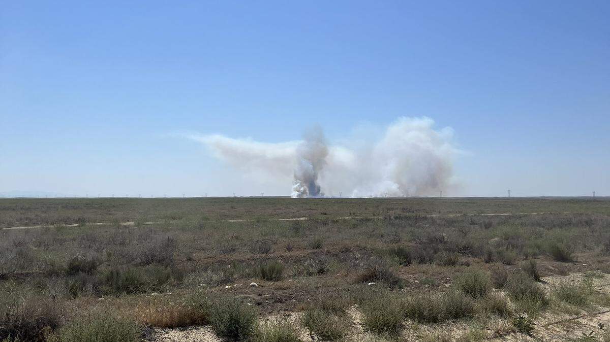 The Bureau of Land Management, according to a Twitter post, is responding to the Southtom Fire, which is 12 miles south of the Boise Airport.