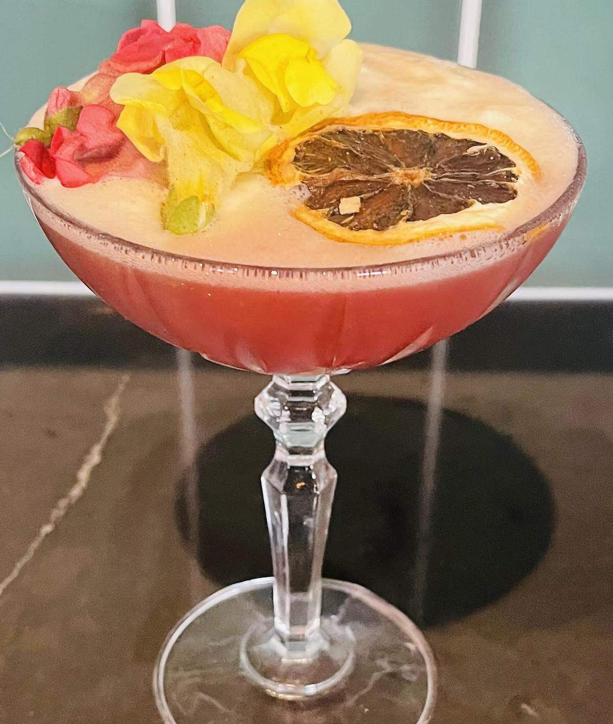 Made with mezcal and tequila, the El Corazon ($12) is one of the signature cocktails.