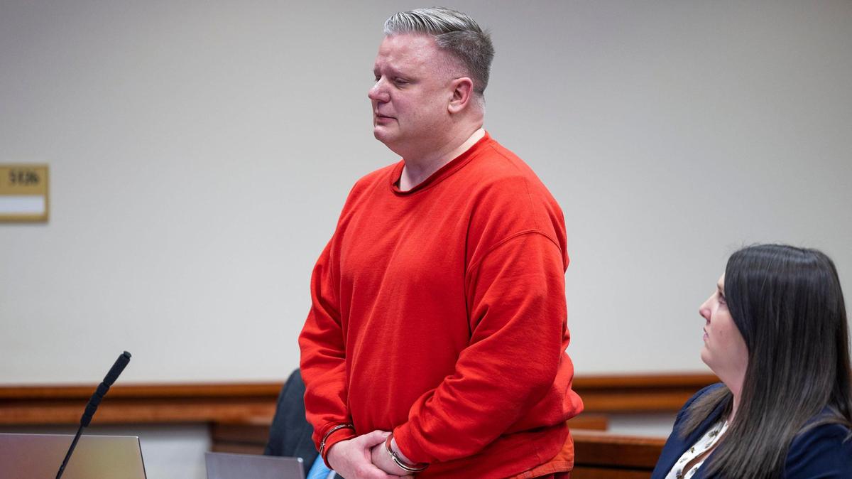 Adam Paulson, 47, addresses the court during his sentencing hearing on Friday. “I judge myself harshly because of the things that I did not do that night,” he said.