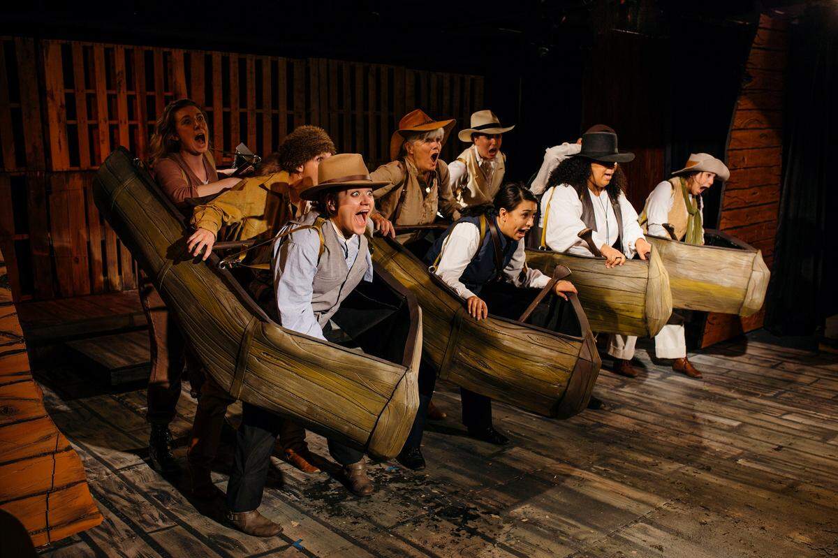 Homegrown Theater’s production of Jaclyn Backhaus’ ”Men on Boats.” Statesman gifter Terri Dillion describes their work as “theater by millennials for millenials.”