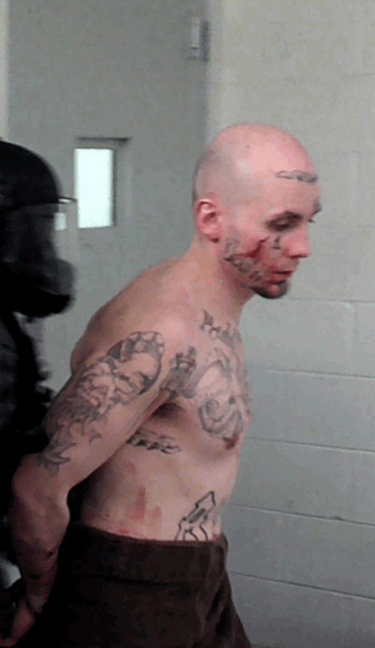 Some of Skylar Meade’s tattoos relate to an Idaho prison-based gang known at the Aryan Knights, according to Boise Police Chief Ron Winegar.