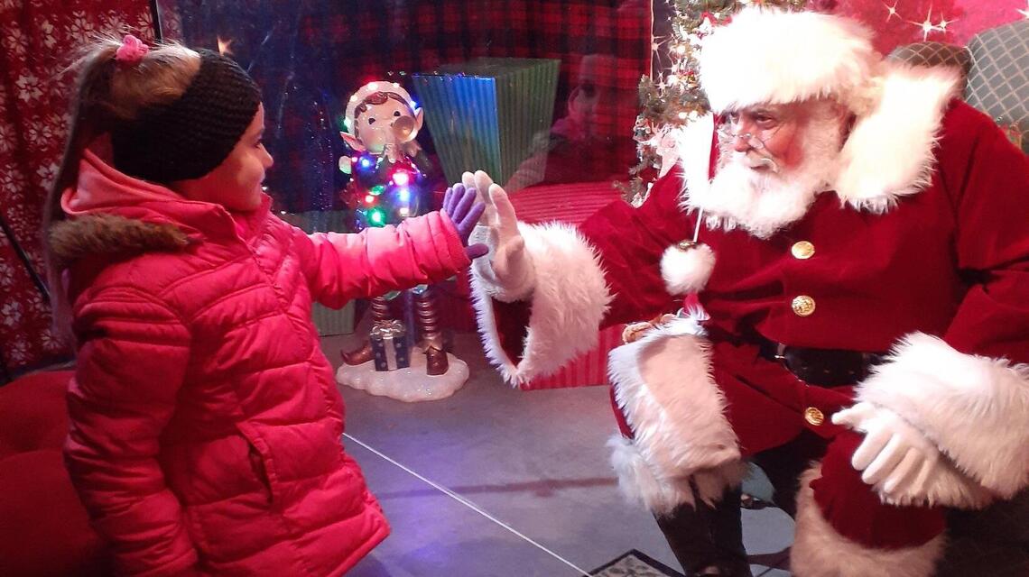Santa brings joy to Boise children during the toughest of times — even with a mask