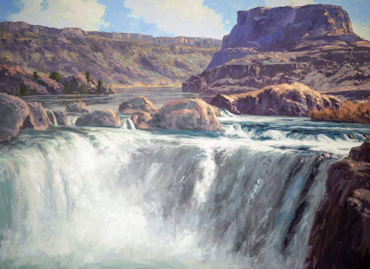 Fred Choate’s “Shoshone Falls.”