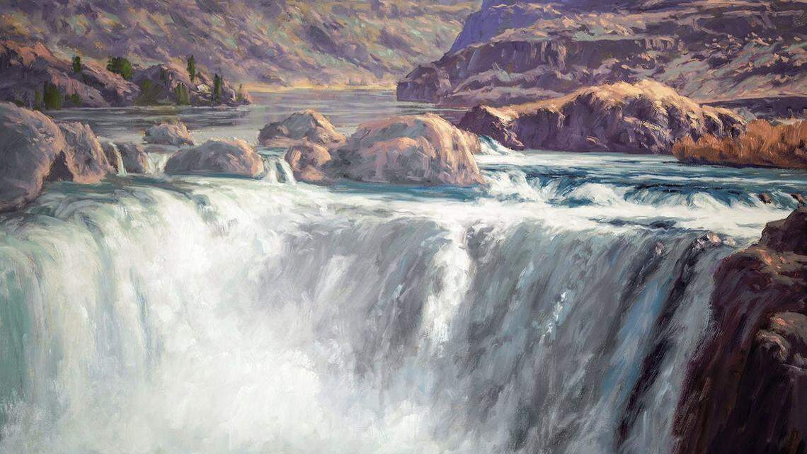 Fred Choate’s “Shoshone Falls.”