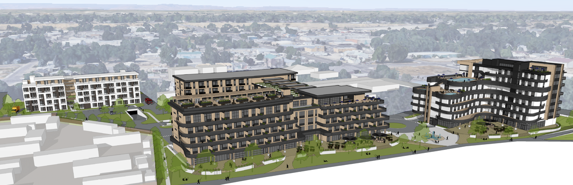 The Boardwalk project was proposed by Las Vegas-based developer Vida Properties, headed by Michael Talbott.