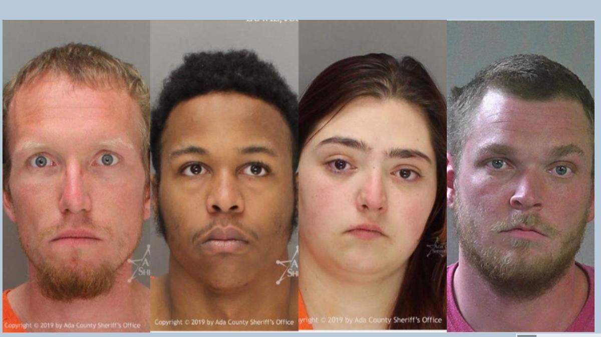 From left: Cody Baker, Justice Bowie, Brianna Brown, Kevin Ivey