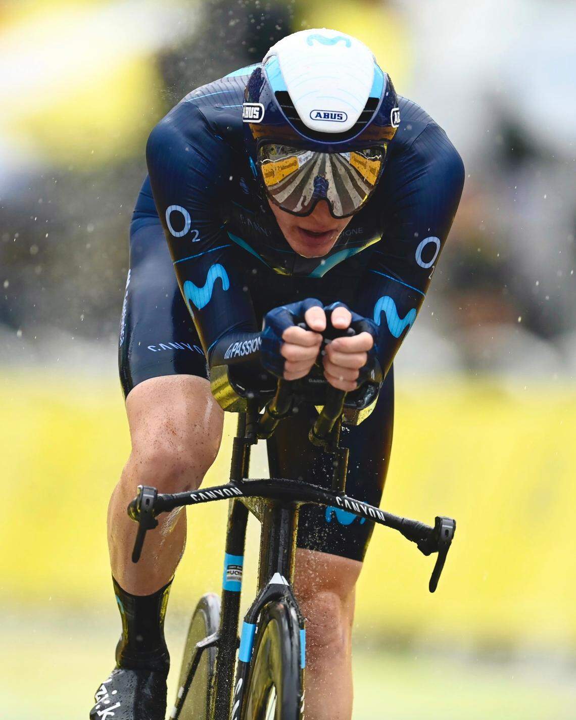 Boise High graduate Matteo Jorgenson finished 21st overall in his Tour de France debut. He is pictured competing in Stage 1.