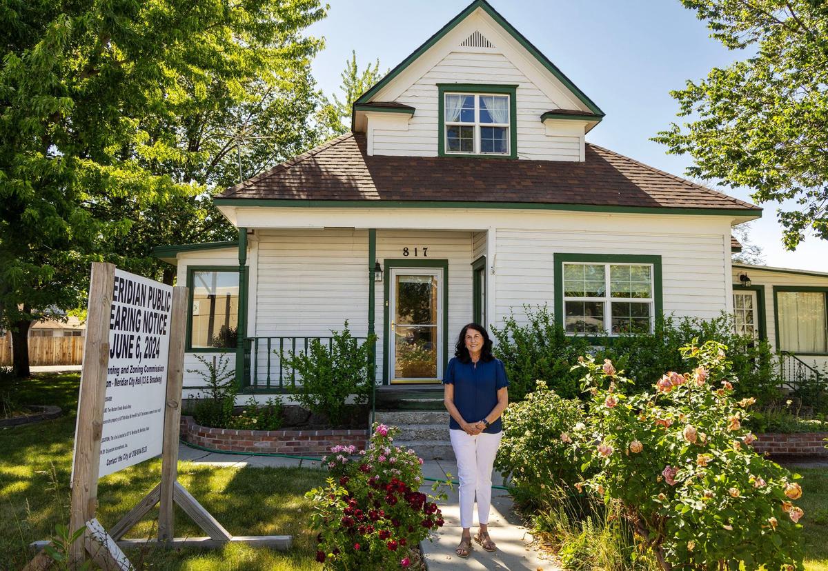 The shop would open in this house built in 1902 at 817 N. Meridian Road in downtown Meridian. The city Planning and Zoning Commission recommended rezoning the property to permit the store to open there.