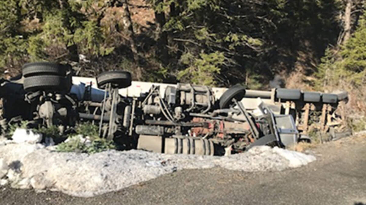 A semi-truck crash that caused a propane spill along U.S. 95, the main thoroughfare to the northern parts of Idaho, has closed the highway between New Meadows and Riggins.