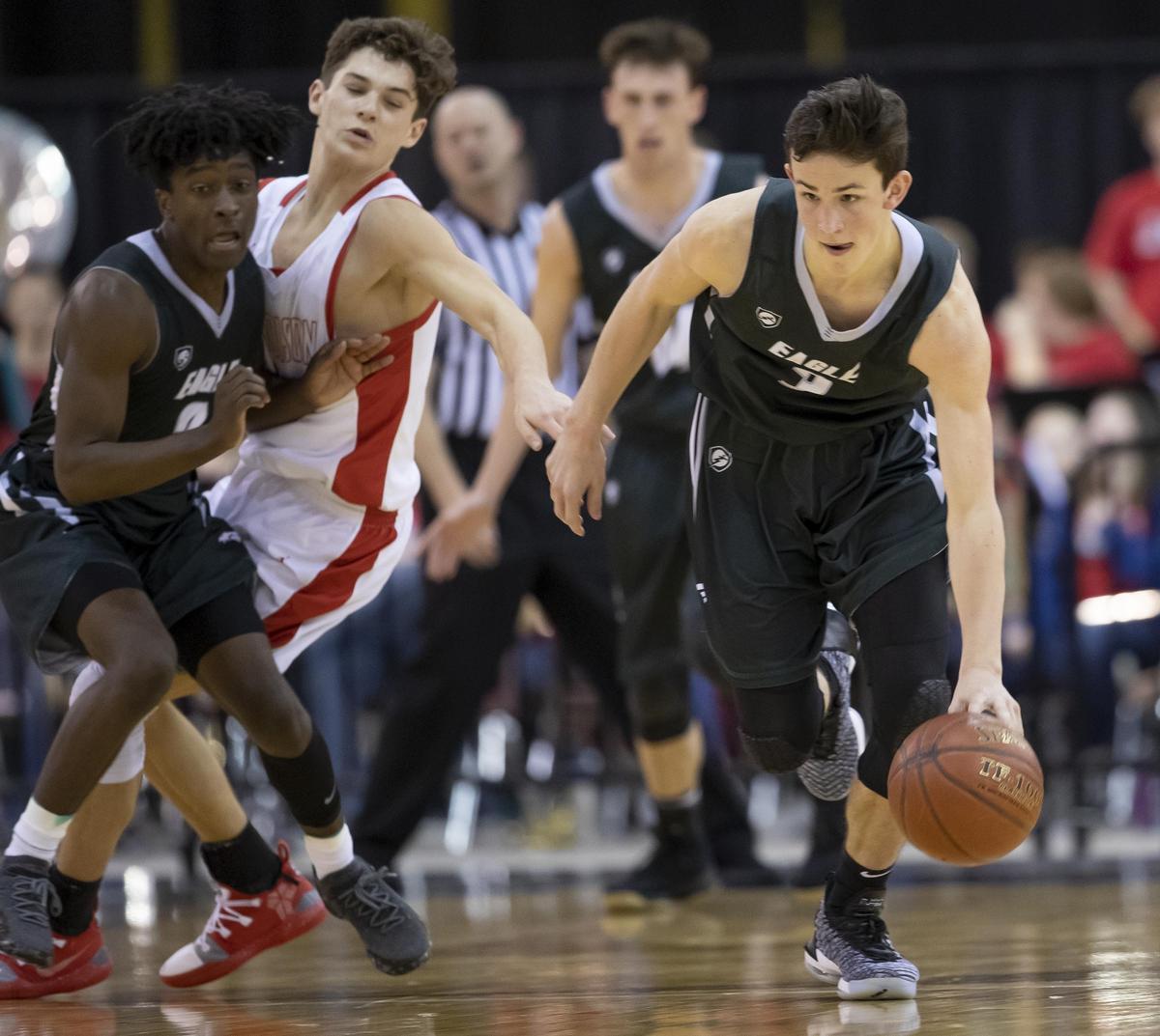 Eagle’s Tanner Hayhurst returns as the conference’s and 5A classification’s leading scorer.