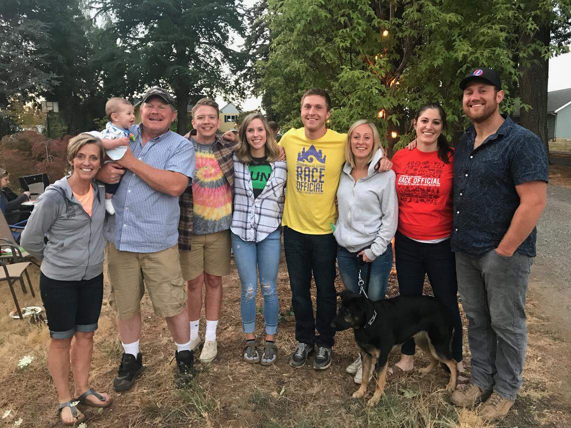 The Paul family, from left to right: Peggy Paul, Scott Paul and Davy Paul, Andres Estrada, Margaret Estrada, Joey Paul, Kate Paul, Kati Paul and Dan Paul.