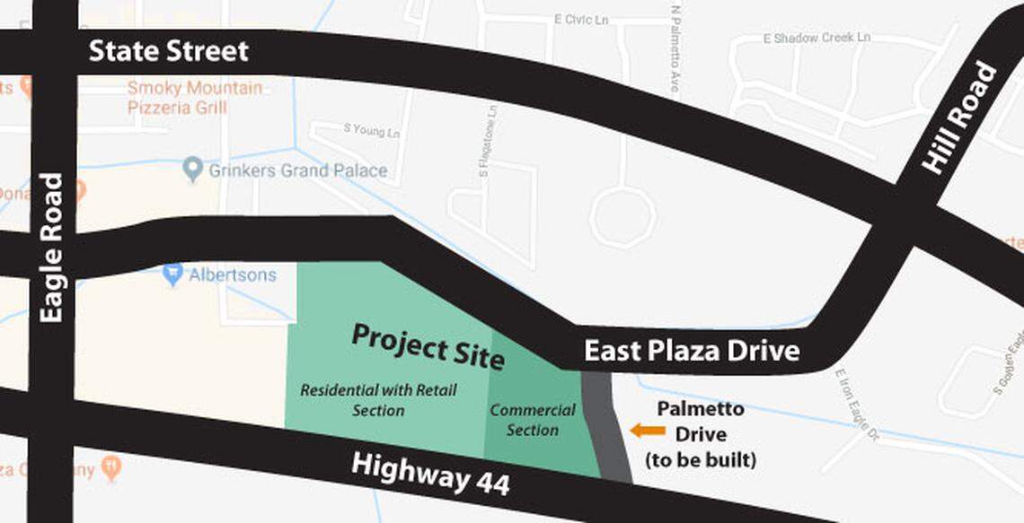 Molinari Park would include a residential section with 307 apartments and townhouses, as well as a commercial lot, where a future corporate office could go.