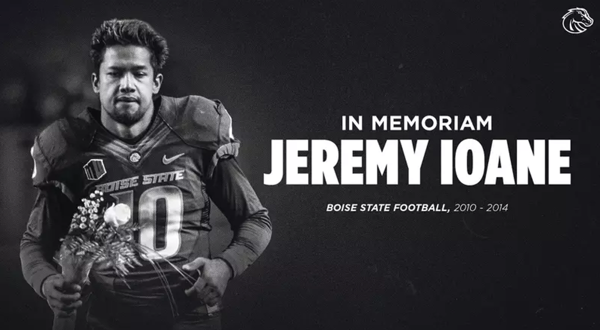Boise State University shared on Saturday that Jeremy Ioane passed this week. He played on the football team from 2010 to 2014.