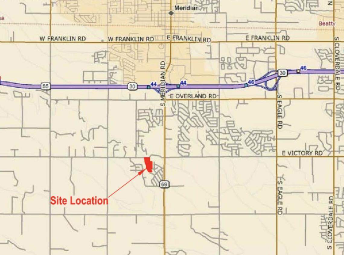 The Jocelyn Park subdivision would be located in rapidly growing South Meridian, just west of Meridian Road and south of East Victory Road.