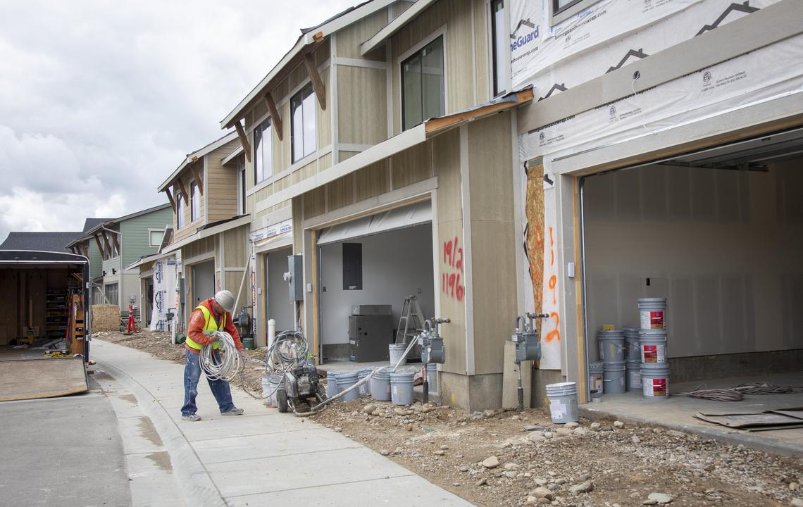 Eagle’s updated comprehensive plan calls for multifamily housing surrounded by the large-lot residential zoned space that Eagle is known for. Now that denser housing units are being built, like the Woodside Villas townhouses, some residents are upset with how that’s changing the flavor of the community.