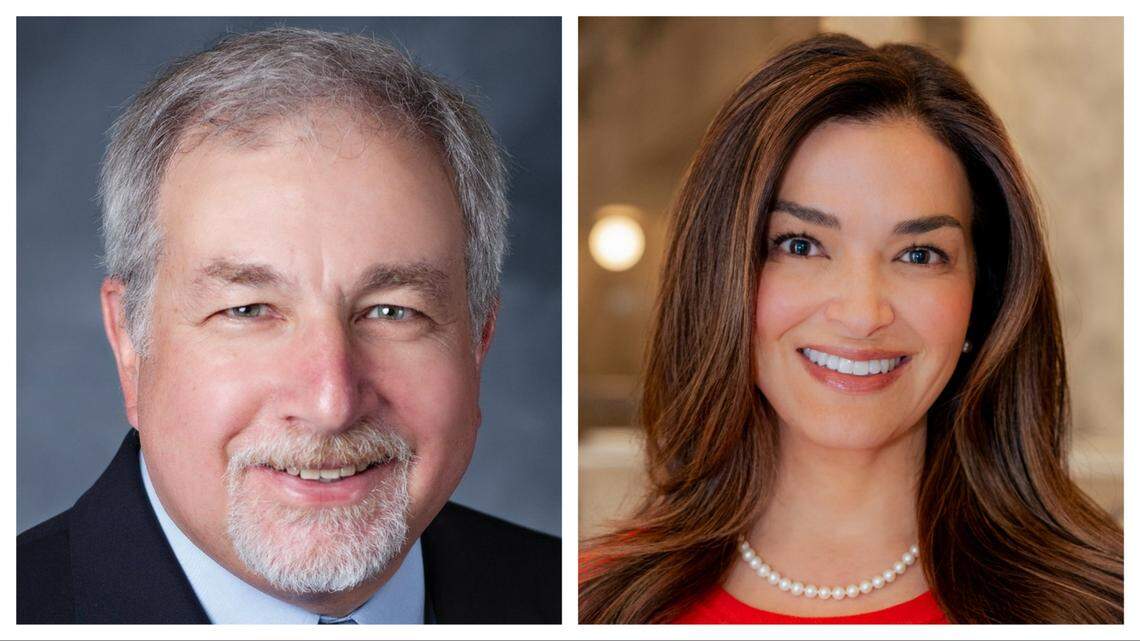 Idaho Rep. Steve Berch, D-Boise, left, faces a challenge from Republican Annette Tipton in the Idaho House, District 15, position A.