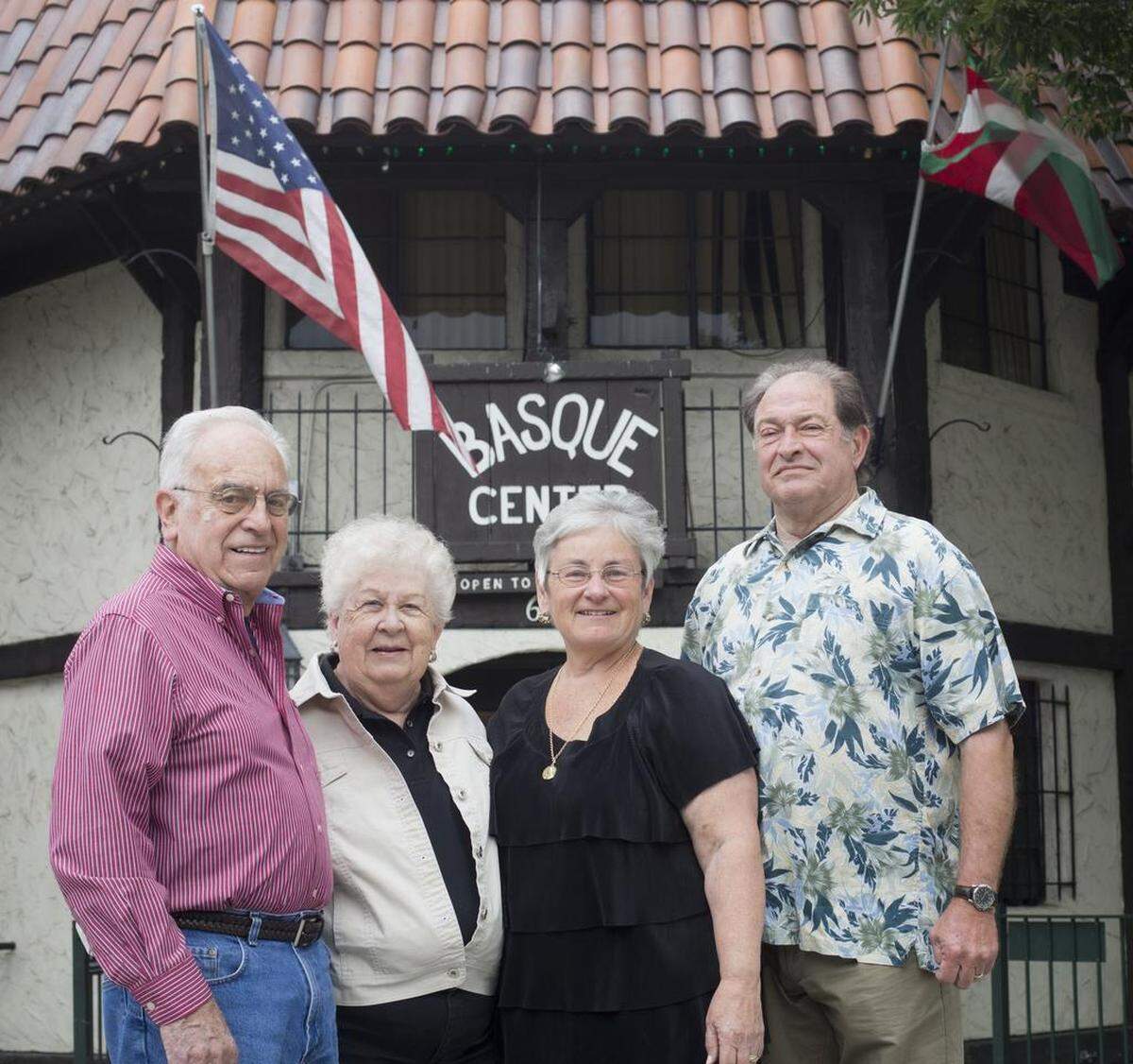 Al Erquiaga, Gerri Achurra, and Jeannie and Dave Eiguren helped create Jaialdi and kept it going since 1987.