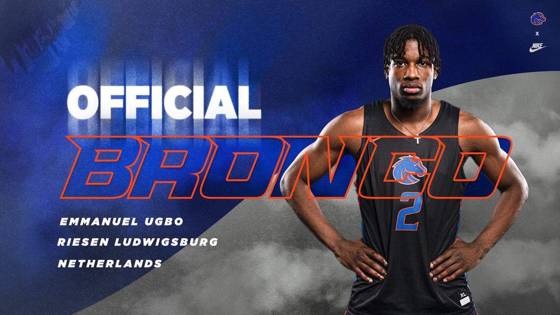 Emmanuel Ugbo, a Dutch international, has signed with the Boise State men’s basketball team after most recently playing for Riesen Ludwigsburg and Porsche BBA in Germany since 2021.