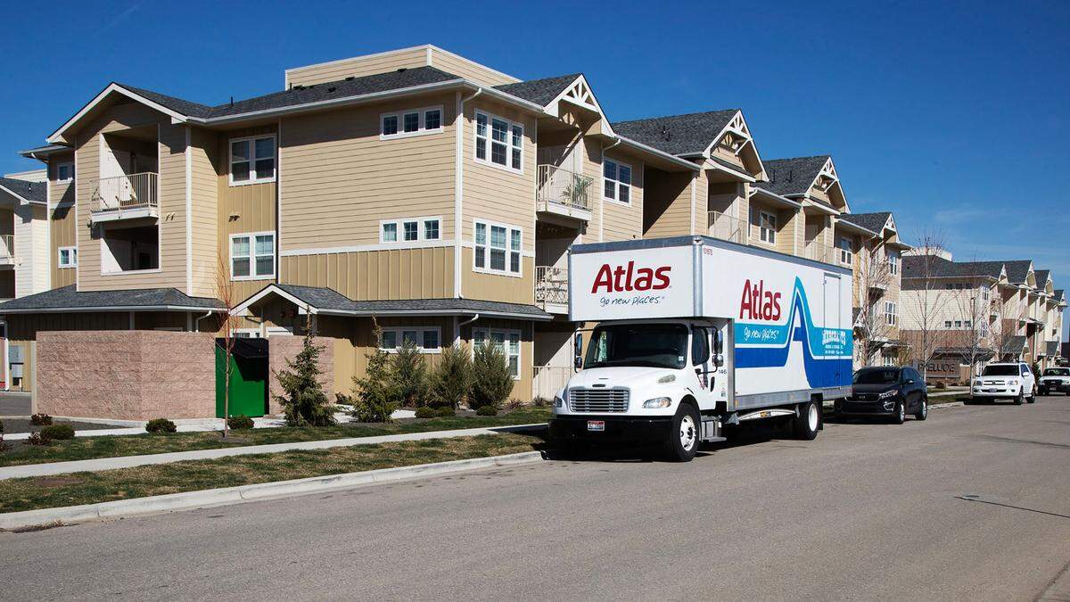 Moving vans are a common sight in Idaho’s Treasure Valley, which is still a magnet for new residents.