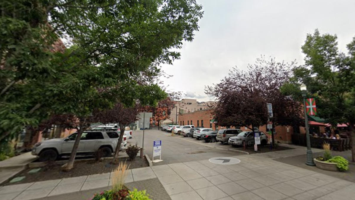 The application would put a three-story building on a parking lot between Freeform’s office building, left, and Bardenay, right.