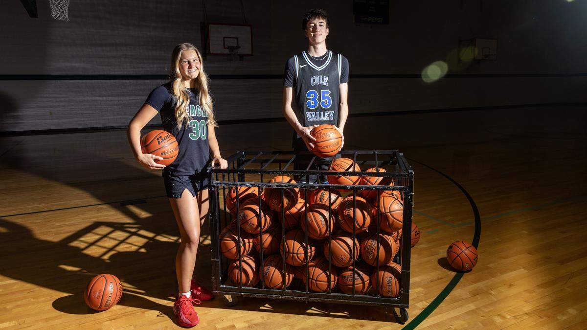 Eagle senior Berkley Jones was voted the 6A All-Idaho Girls Basketball player of the Year, while Cole Valley Christian sophomore Soren Fraas was elected as the 4A All-Idaho Boys Basketball Player of the Year.