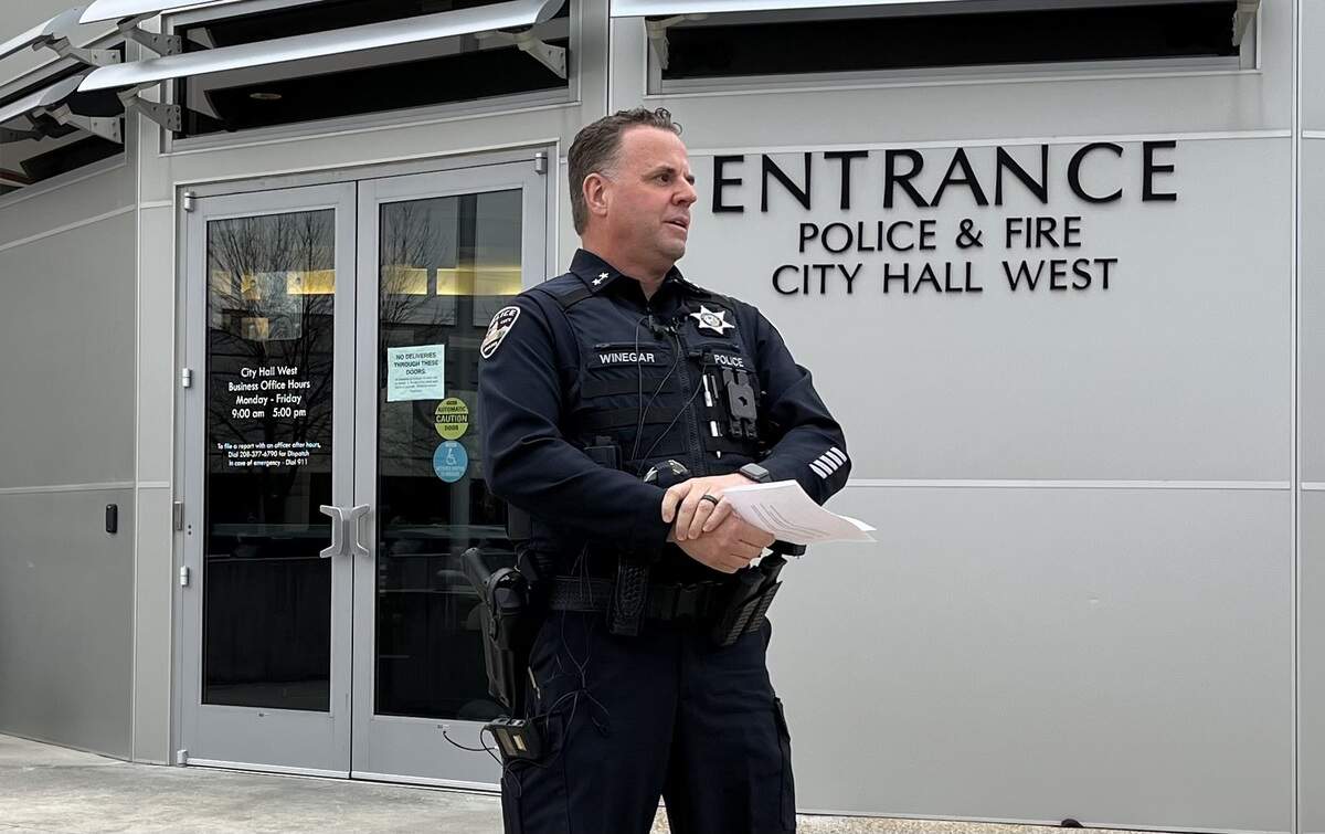 Boise Police Chief Ron Winegar said in the news release that he is “proud and humbled” to have served the community for the past 29 years.