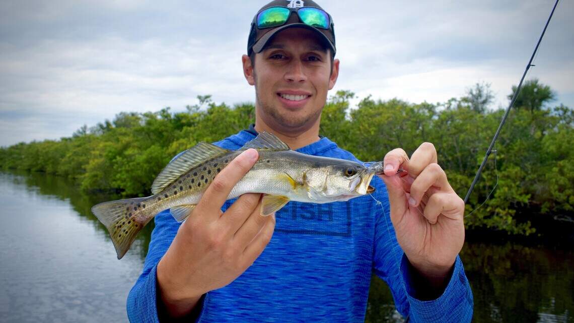 These fish will jump and flip to get away — but that’s part of the fun