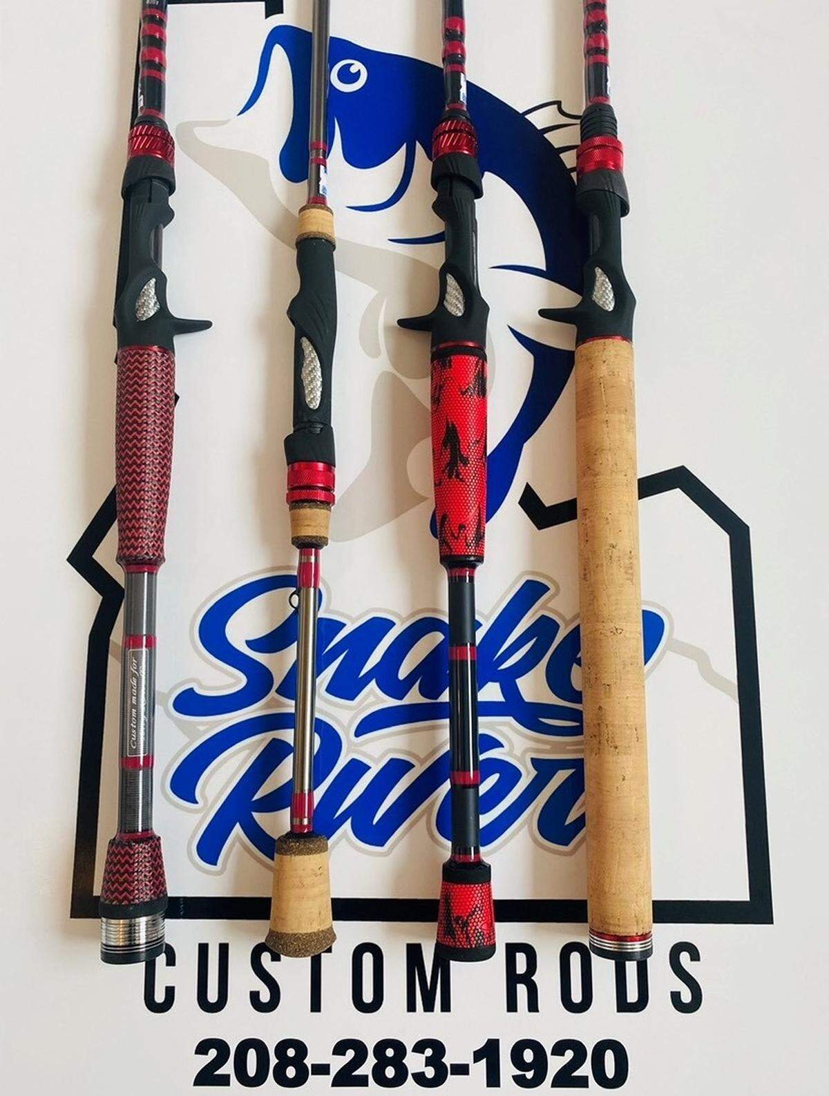 Snake River Custom Rods handles all kinds of orders, including spinning, casting, ice and fly rods in many shapes and sizes.  