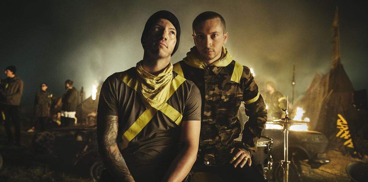 Twenty One Pilots is Josh Dun, left, and Tyler Joseph.