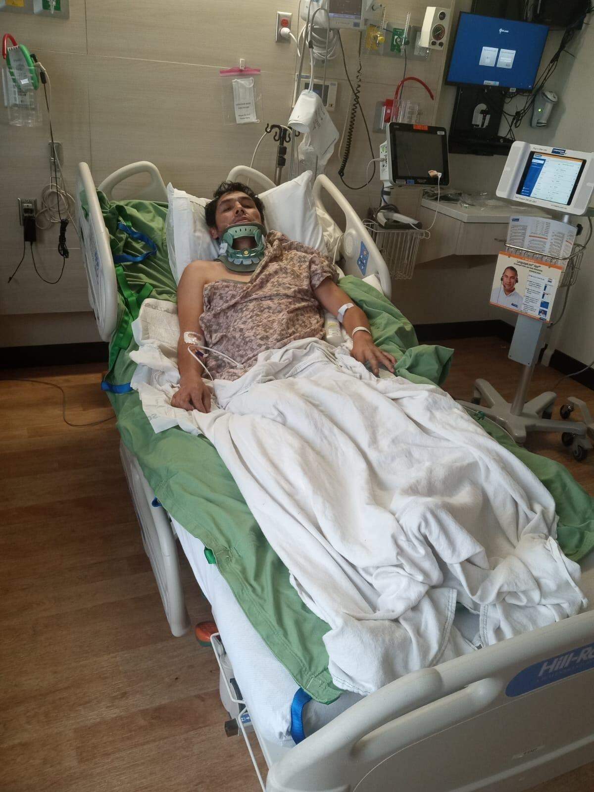 Fredy Inca Cisneros was beaten while shopping in Peru for his Latino store in Idaho. He sustained three broken ribs, a fractured neck and spine and a collapsed lung. He was assaulted and beaten while on vacation in Peru.