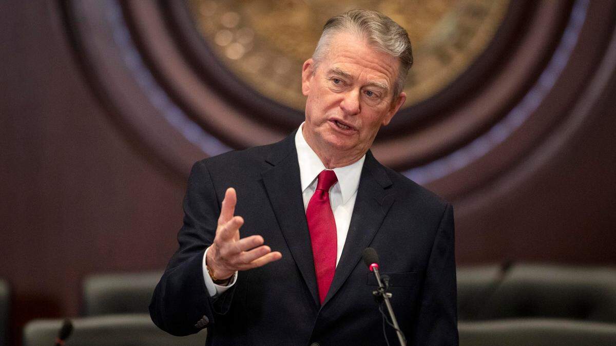 Idaho Gov. Brad Little wants money from Idaho’s booming economy to go toward education funding and tax relief, among other things.