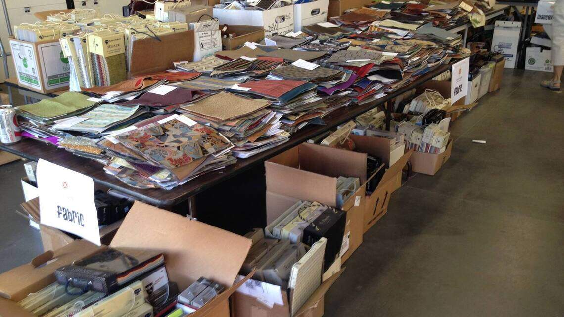 Upcycling event gives expired materials a second chance, and gives landfill a break