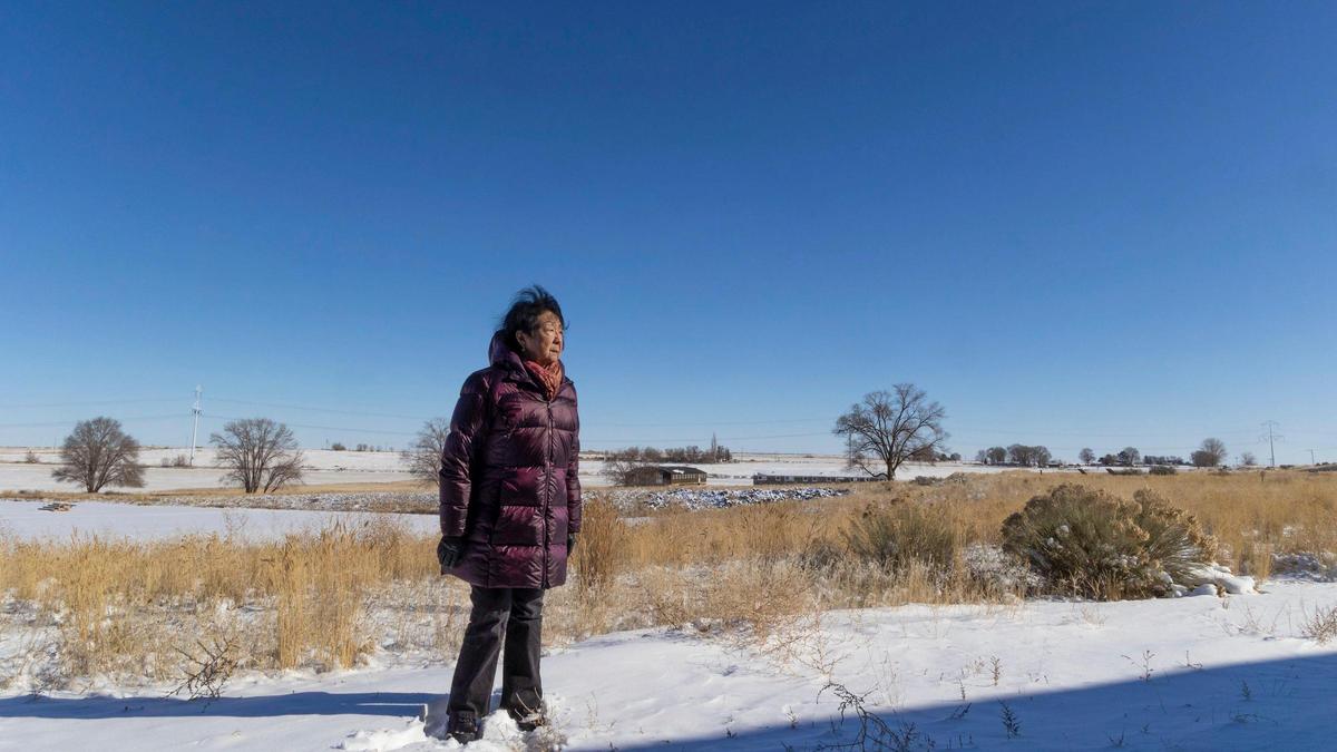 “I think the Lava Ridge project denegrates our whole history here,” said Karen Hirai Olen, who was born to Japanese American parents at Minidoka. “I think it’s important for sanseis, my generation, to make sure the value of Minidoka is perpetuated.” Lava Ridge is a proposed wind farm that would place as many as 400, 740-foot tall wind turbines in the skyline nearby Minidoka National Historical Site in Jerome, where about 13,000 Japanese Americans were relocated during World War II.
