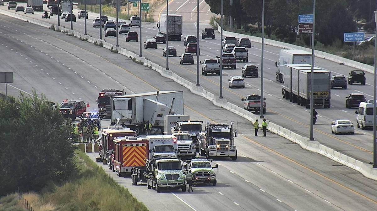 The accident near the Meridian Road exit on Interstate 84 closed all eastbound lanes Tuesday for several hours, causing major delays for those coming from west of Boise toward the city.