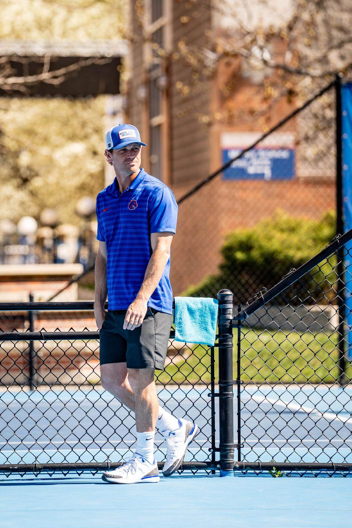 Boise State women's tennis coach Beck Roghaar is in his 16th season at the helm of the program.