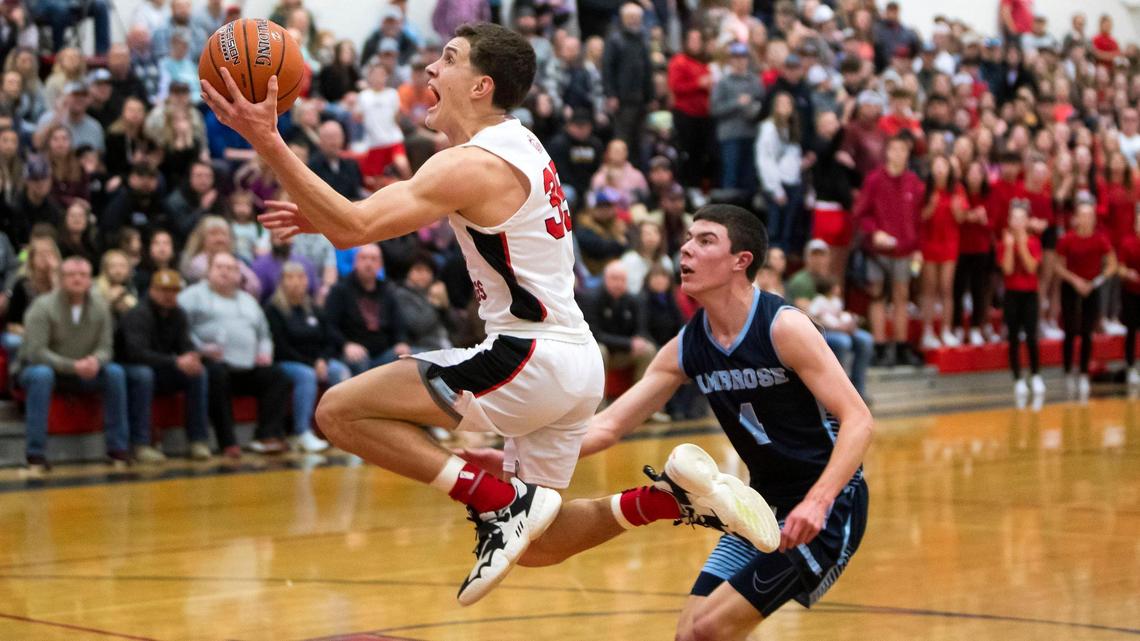 Melba senior Joe Reiber, left, was voted the 2A All-Idaho Player of the Year by the state’s coaches.