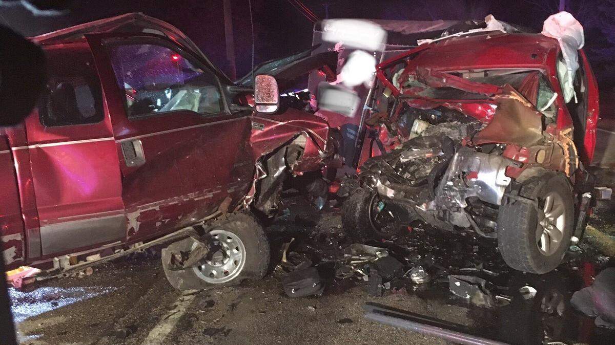 Four people died in head-on collision on West Cherry Lane in Meridian.
