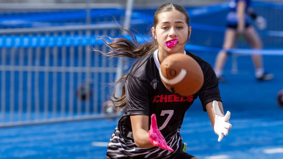 ‘We’re on the rise.’ High school girls flag football is ‘blowing up’ in Idaho