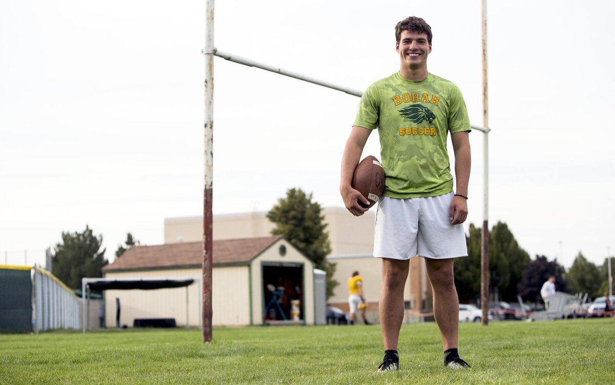 A year ago, Borah kicker Kellan McCullough was diagnosed with cancer. But after beating non-Hodgkin’s lymphoma, the senior is back on the field and booted a game-winning field goal Sept. 7 that has the Lions 4-0 for the first time since 1995.